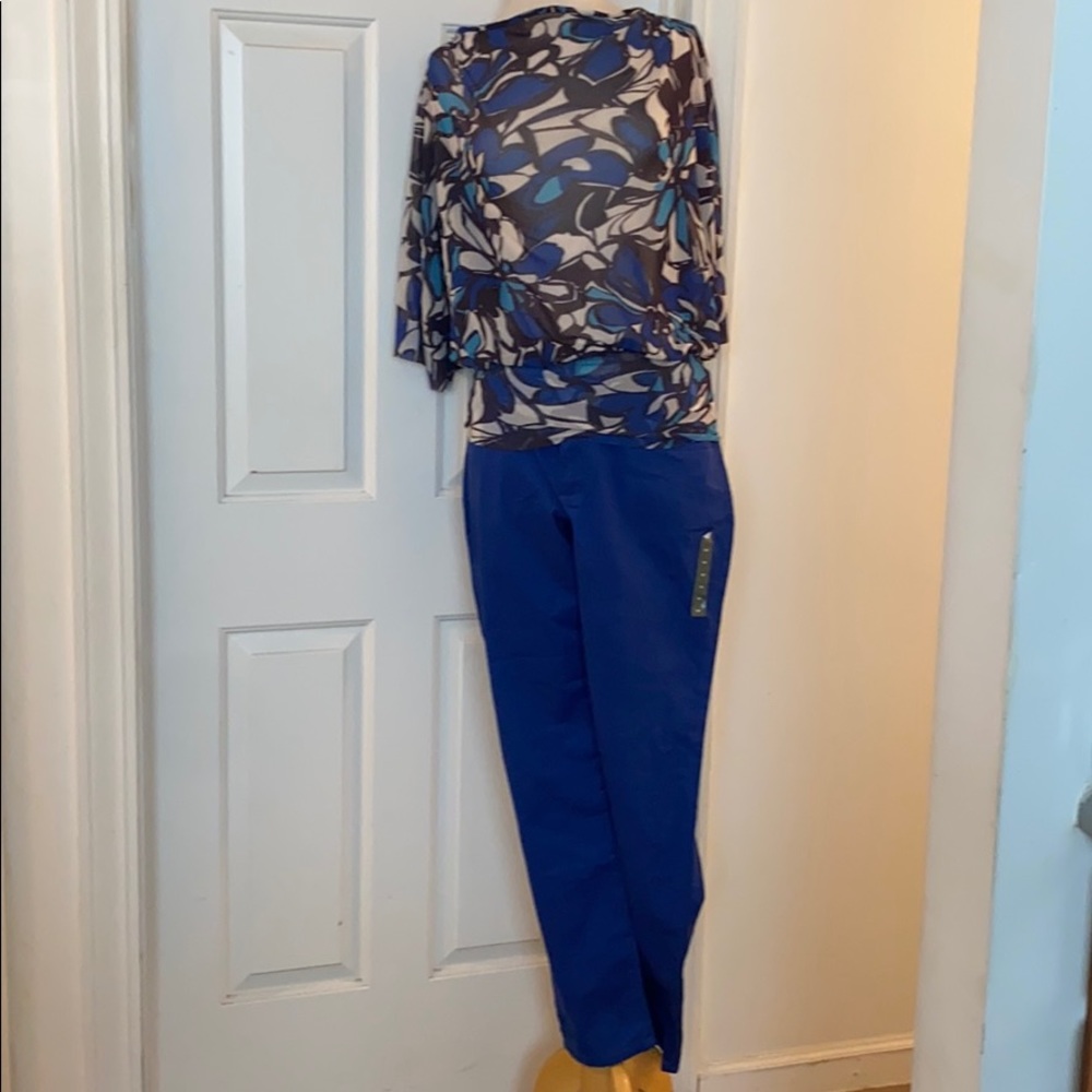 💙NWT (2PC SET)NEW YORK & CO BLUE & WHITE